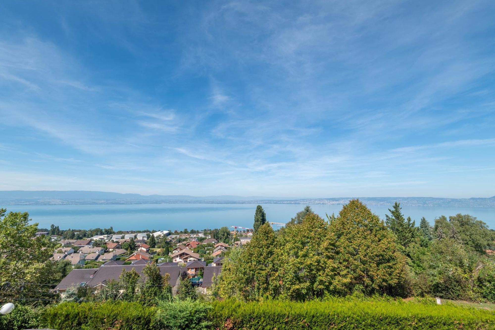 فيلا Chalet Entre Lac Leman Et Montagnes - Le Cocon Du Lac Leman إفيان ليه با المظهر الخارجي الصورة